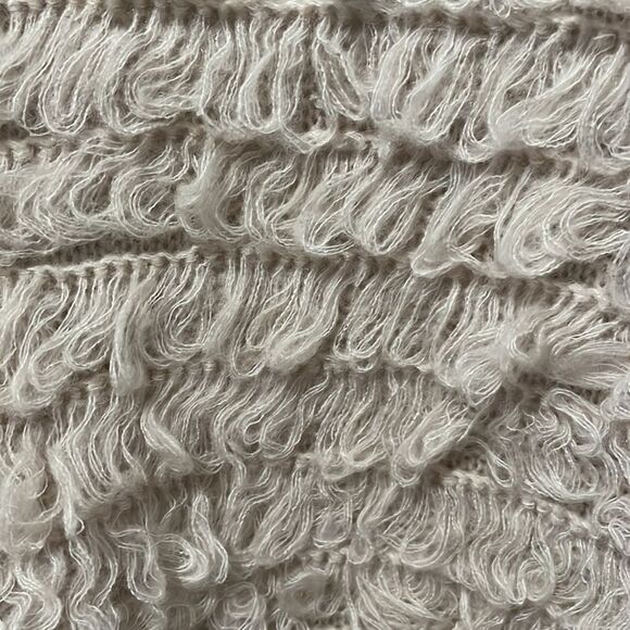 ASTR THE LABEL Loop Knit Shaggy Wool Blend Sweater Jacket, Light Pink, Size M - Picture 9 of 9